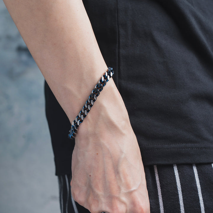 ブルーチェーンブレスレット(L) / BSB-289