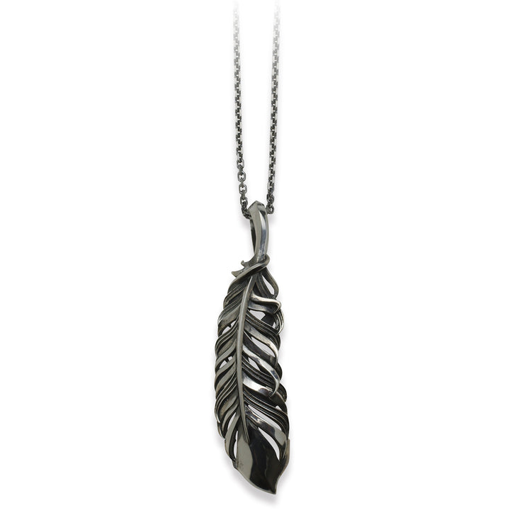 INTELLECTUAL FEATHER PENDANT L / XP-007