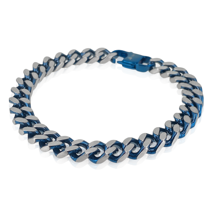 ブルーチェーンブレスレット(L) / BSB-289