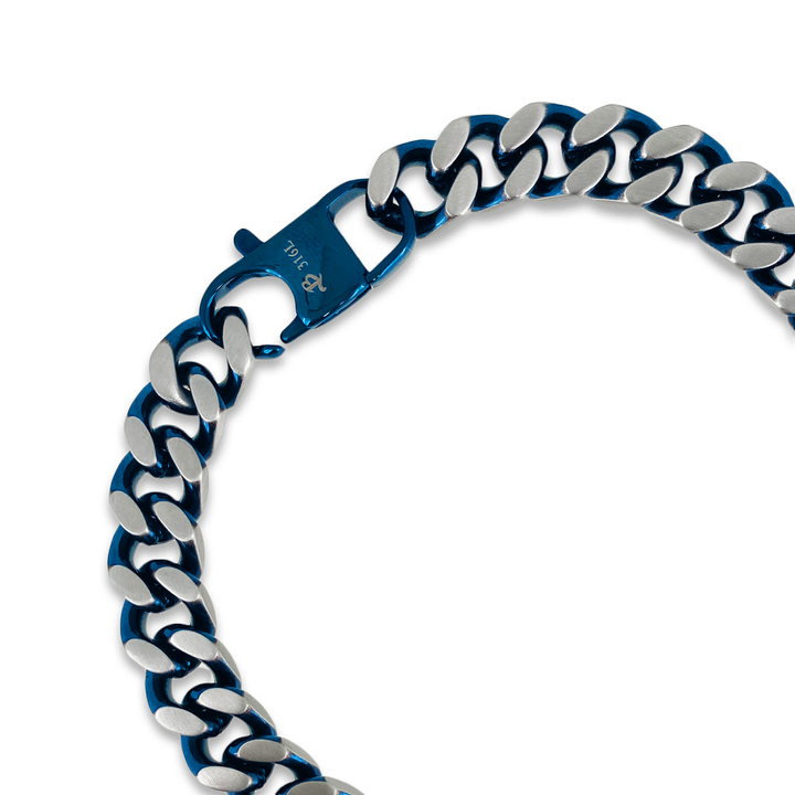 ブルーチェーンブレスレット(L) / BSB-289