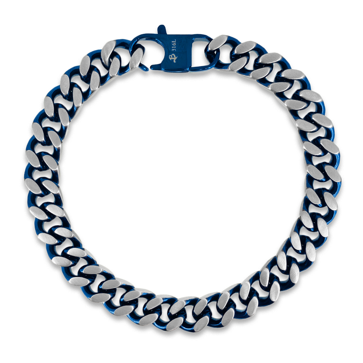 ブルーチェーンブレスレット(L) / BSB-289