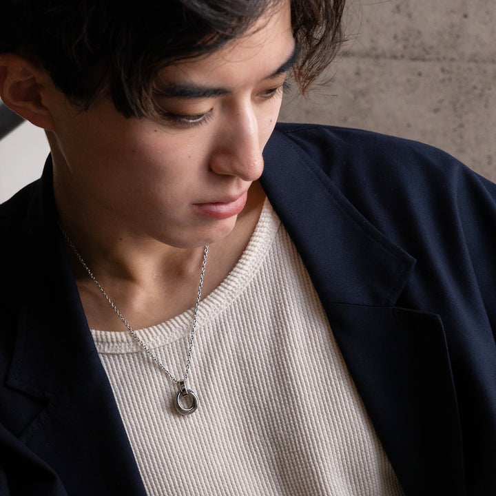 ダブルリングネックレス / BSN-164