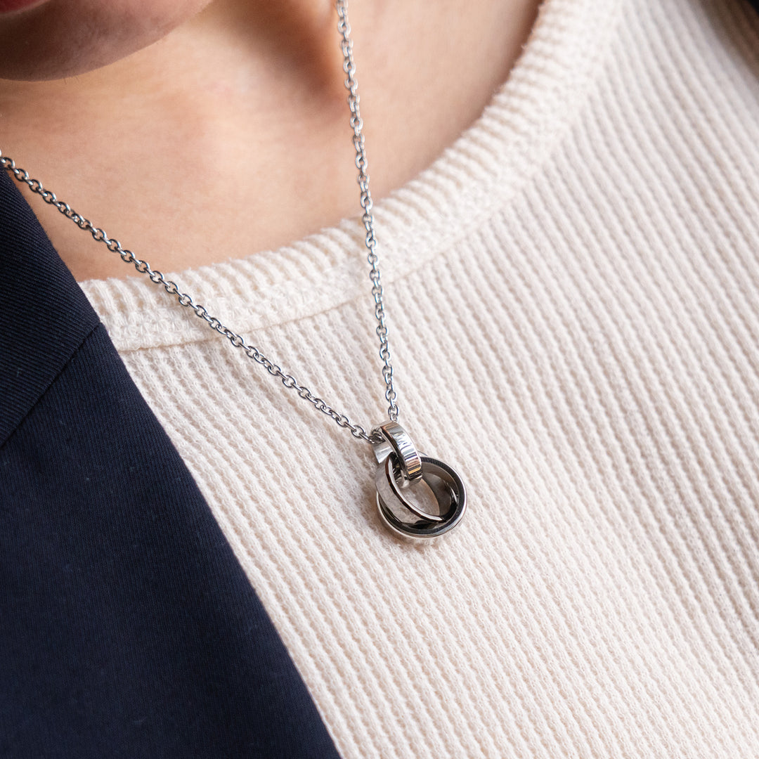 ダブルリングネックレス / BSN-164