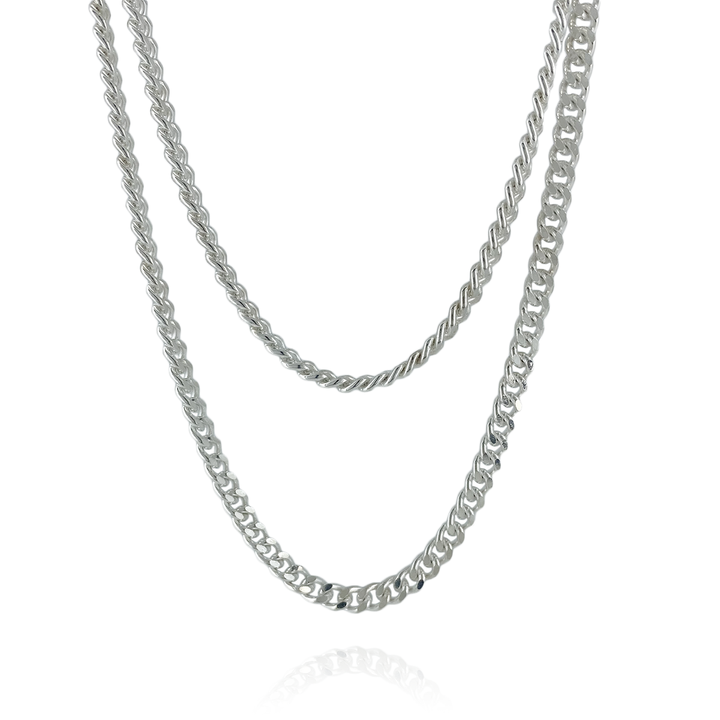 FINE LONG CHAIN NECKLACE DOUBLE / FP-006