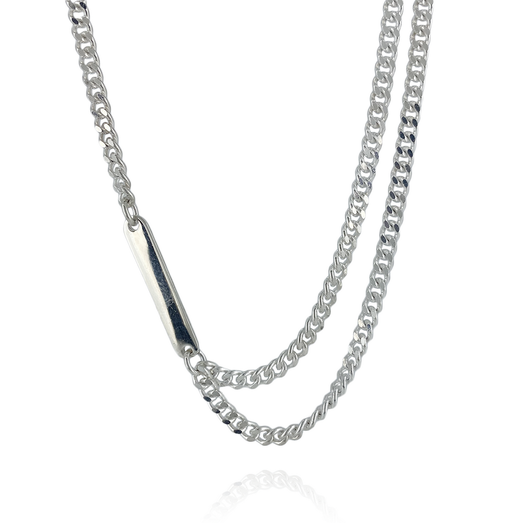 FINE LONG CHAIN NECKLACE DOUBLE / FP-006
