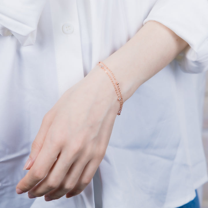 ダブルチェーンブレスレット / PTB-028