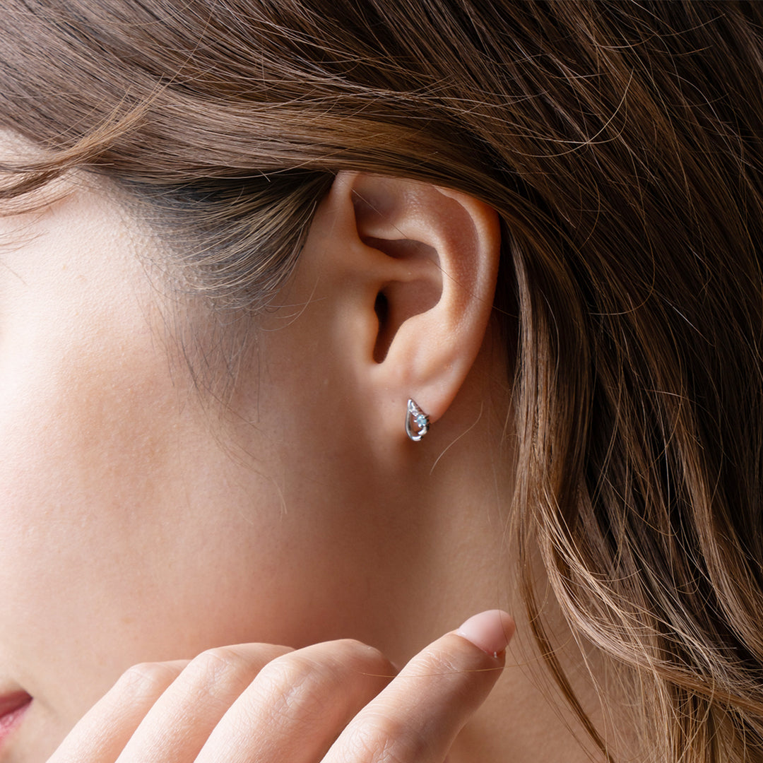 ハートペタルピアス(両耳用) / PTP-061