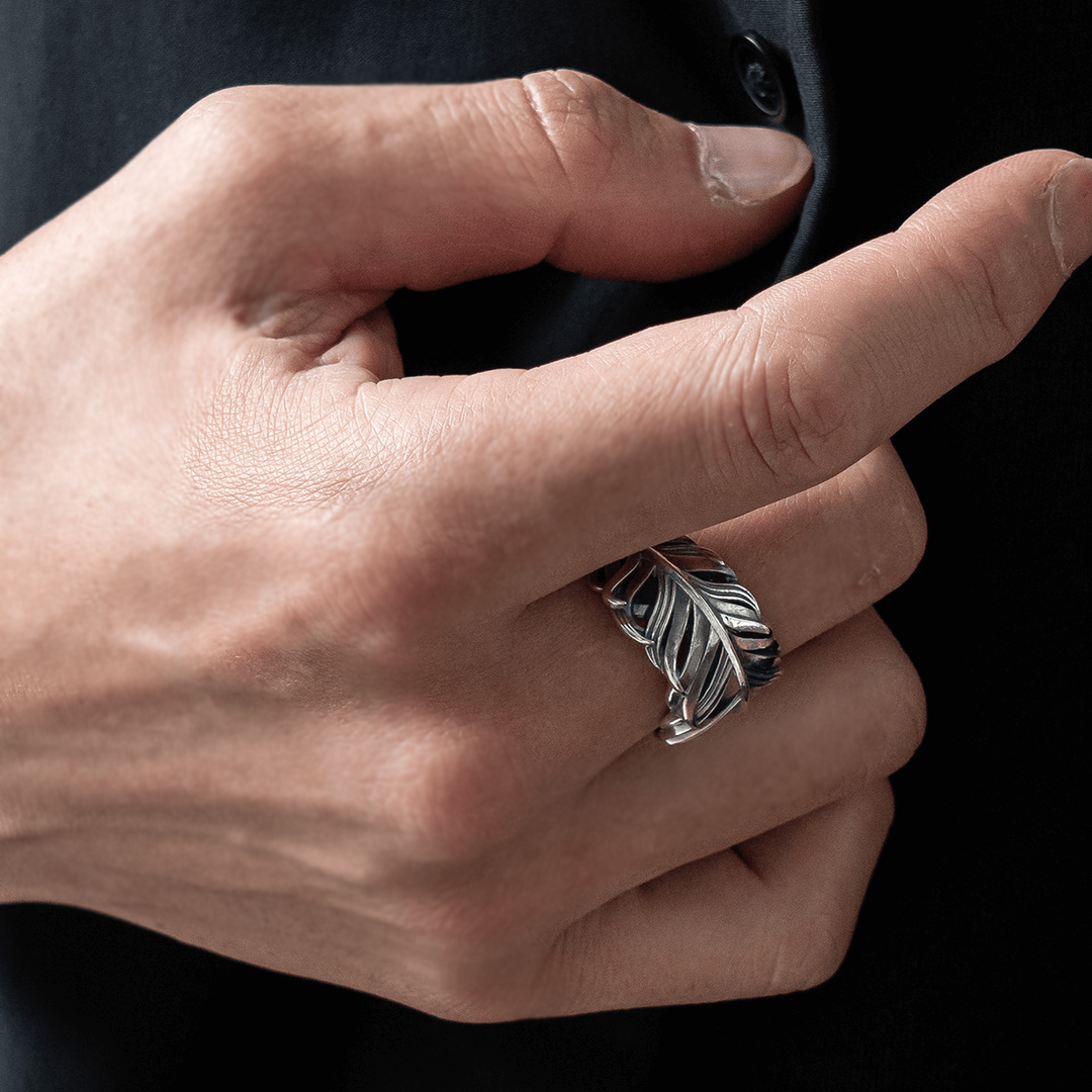 INTELLECTUAL FEATHER FREE RING M / XR-005
