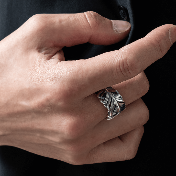INTELLECTUAL FEATHER FREE RING M / XR-005