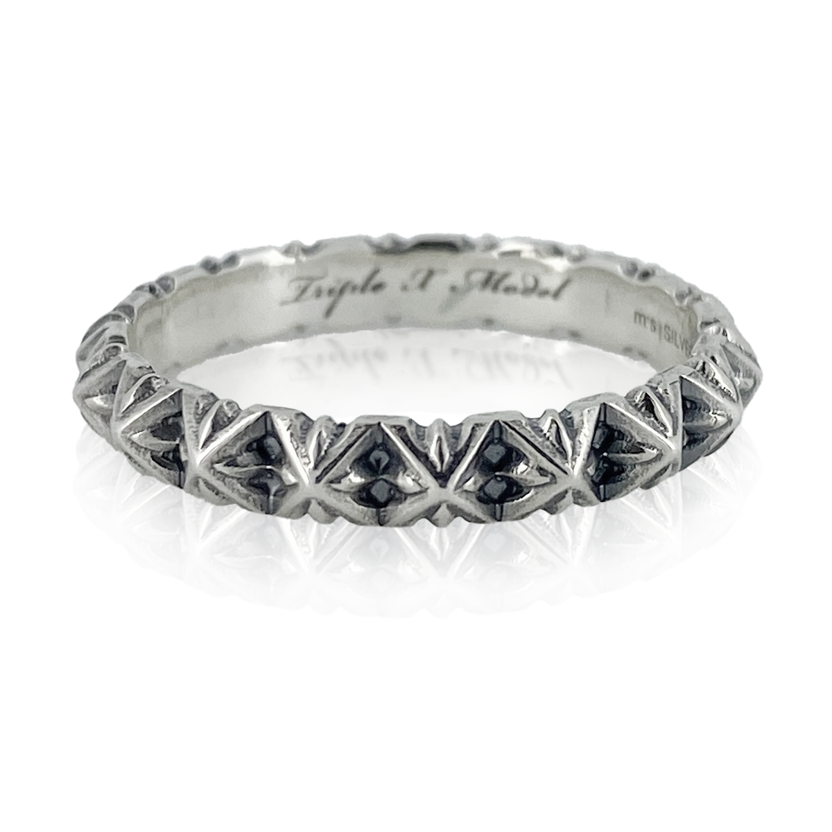 TRIPLE X STUDS NARROW RING / XR-032 – BLESS TRIPLE X STUDS NARROW RING / XR-032 – BLESS