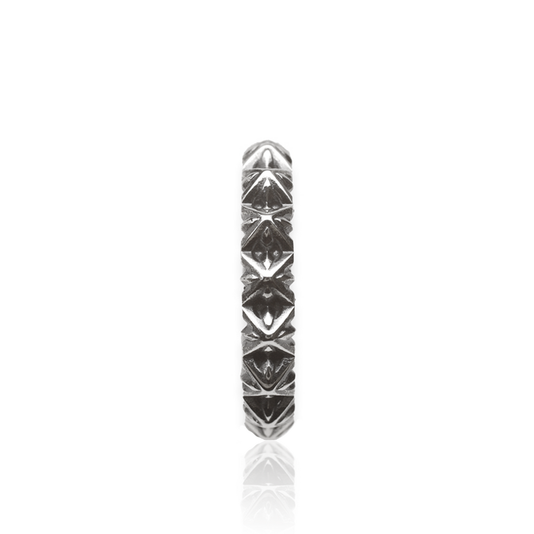 TRIPLE X STUDS NARROW RING / XR-032