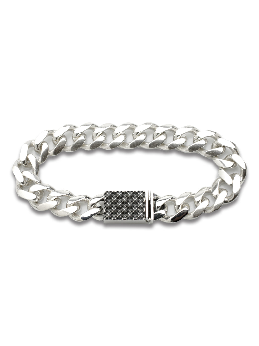 TRIPLE X STUDS CLASP CHAIN BRACELET / XB-034