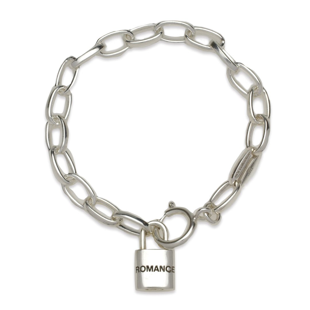 OFF THE WALL ROMANCE PADLOCK CHAIN BRACELET / XB-037