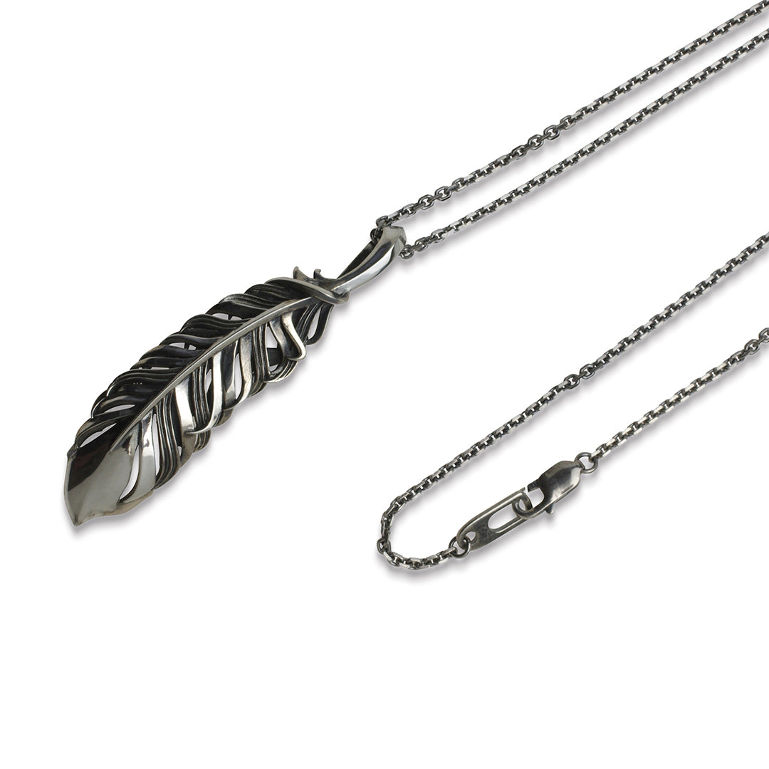 INTELLECTUAL FEATHER PENDANT L / XP-007