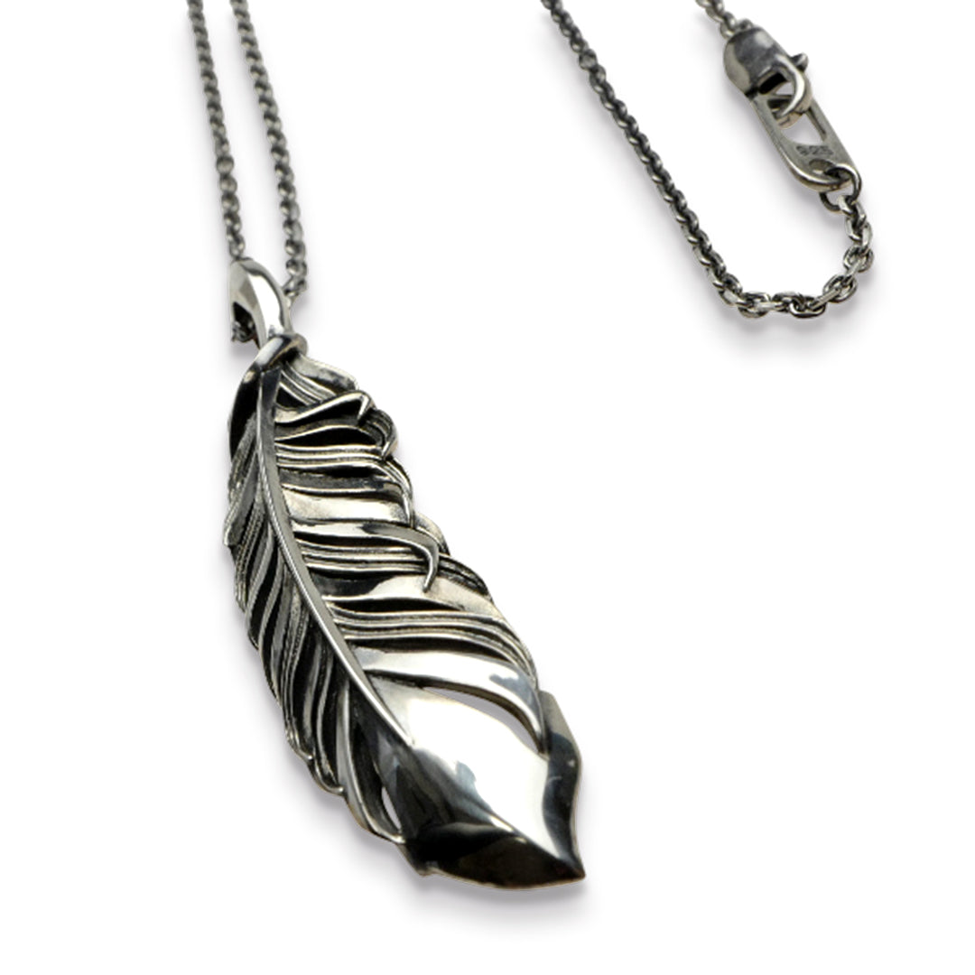 INTELLECTUAL FEATHER PENDANT L / XP-007