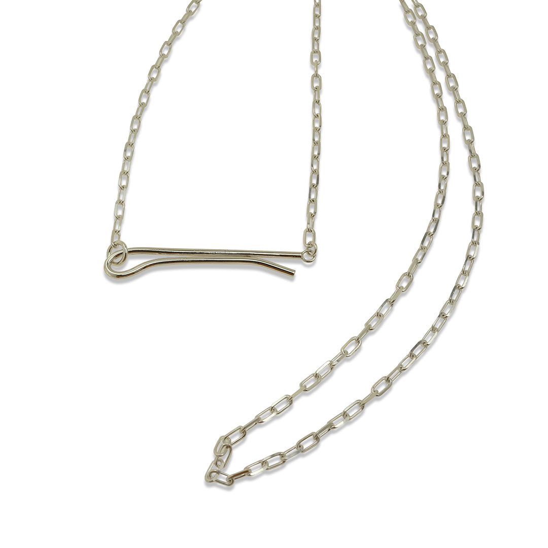 FINE R PIN NECKLACE / FP-009