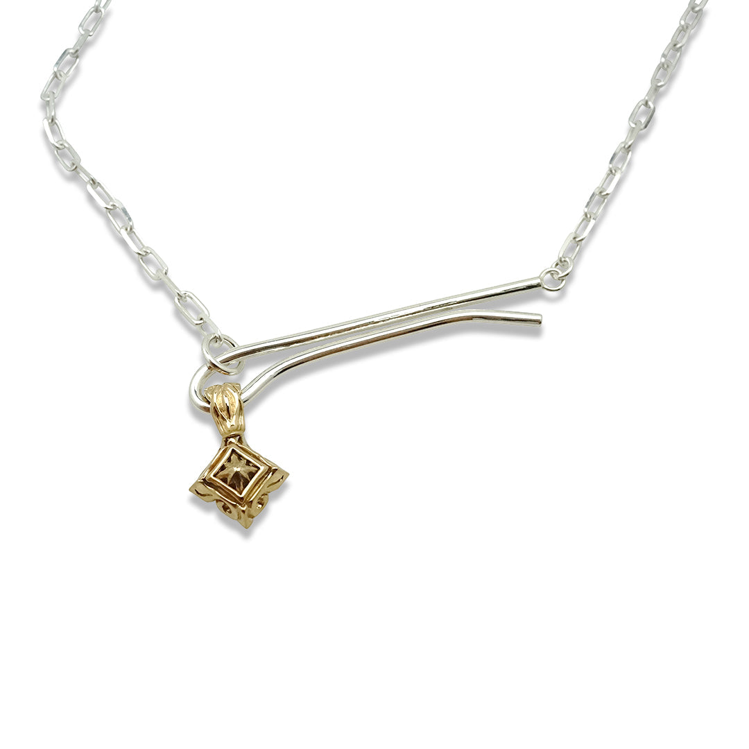 FINE R PIN NECKLACE / FP-009