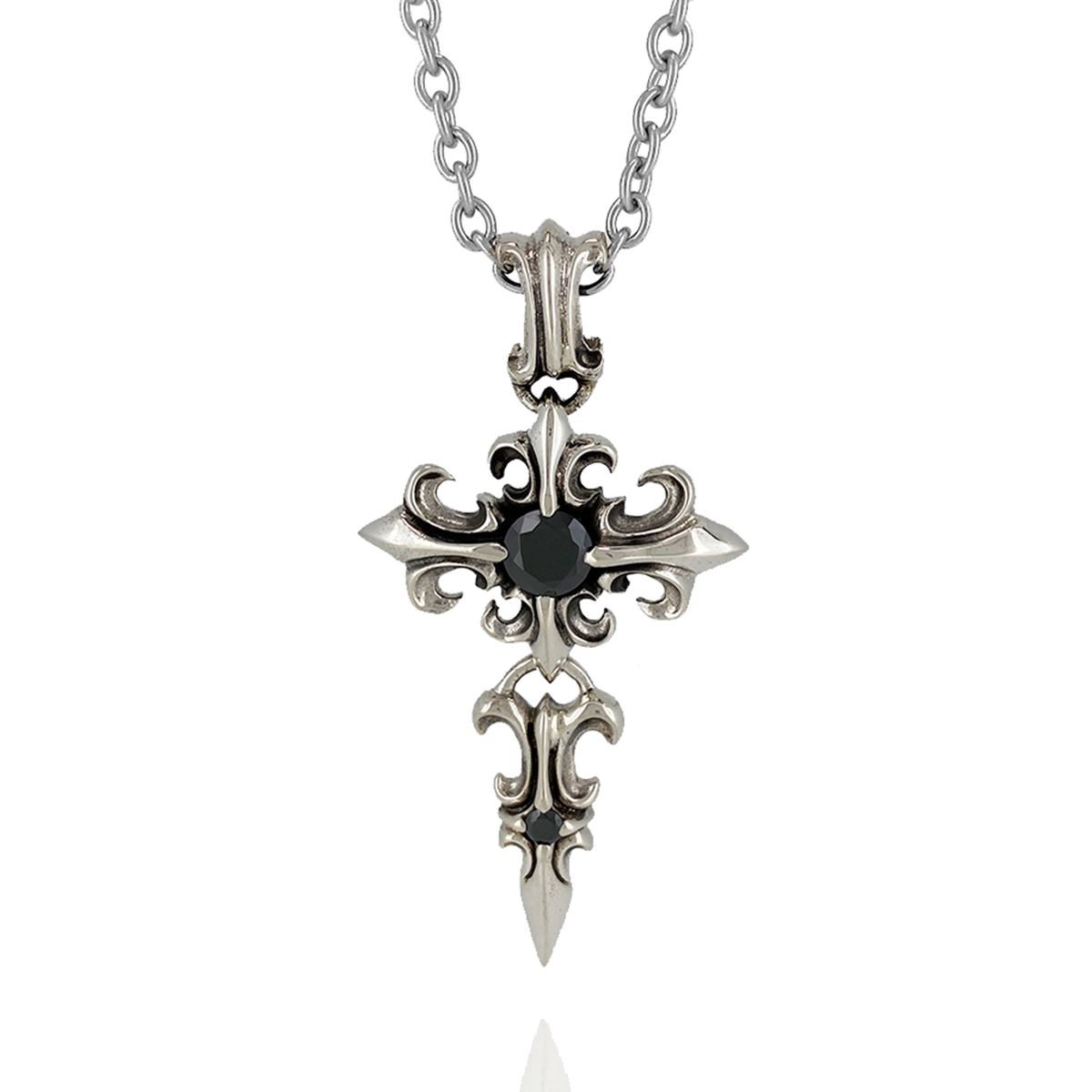 moto クロスネックレス MOTO モト クロス ネックレス シルバーアクセサリー - メルカリ