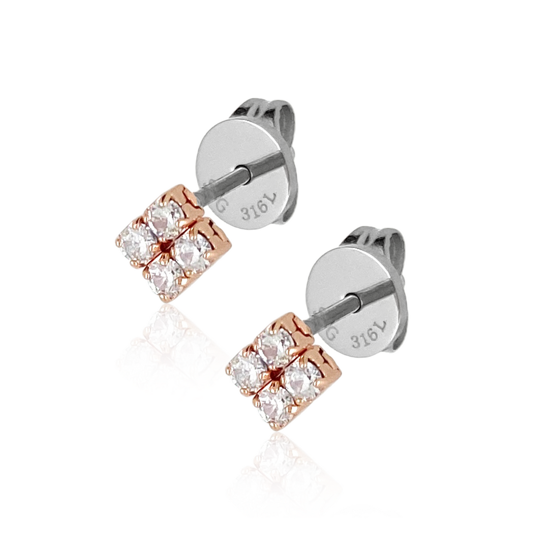 4クローバーピアス(両耳用) / PTP-043