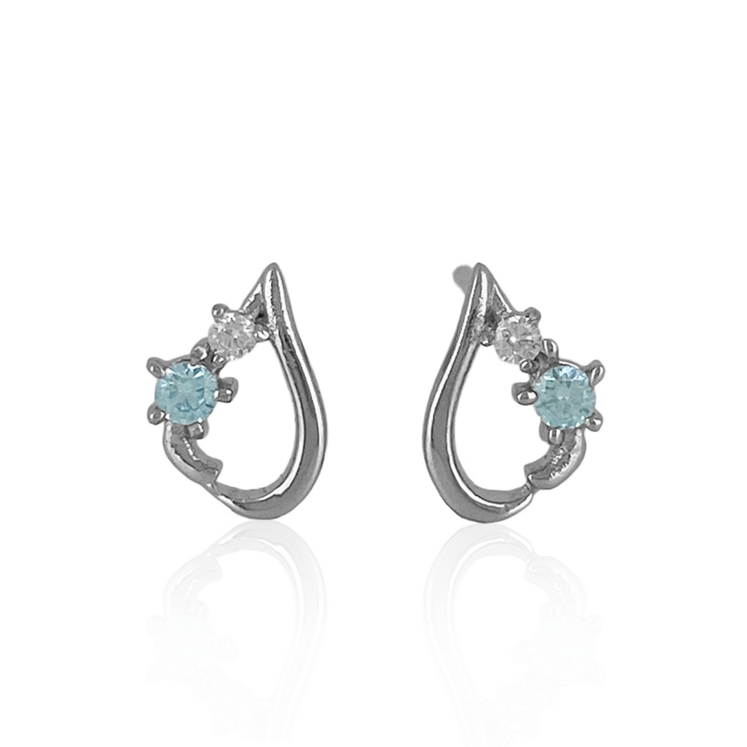 ハートペタルピアス(両耳用) / PTP-061