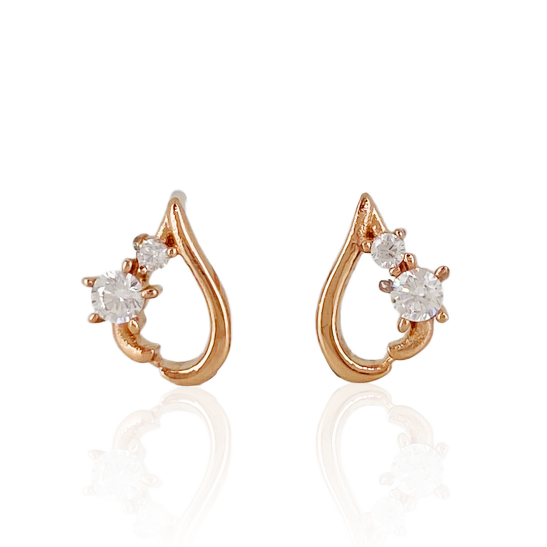 ハートペタルピアス(両耳用) / PTP-062