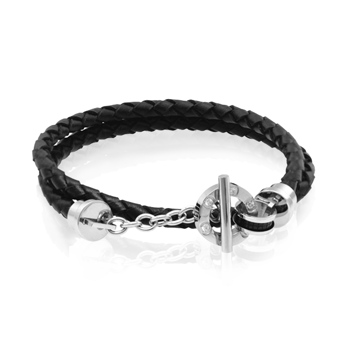 ダブルレザーブレスレット(L) / SGB-185 – BLESS