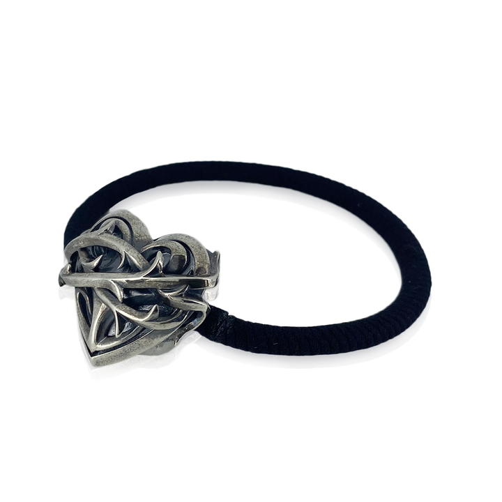THORN HEART HAIR RUBBER BRACELET / X0326