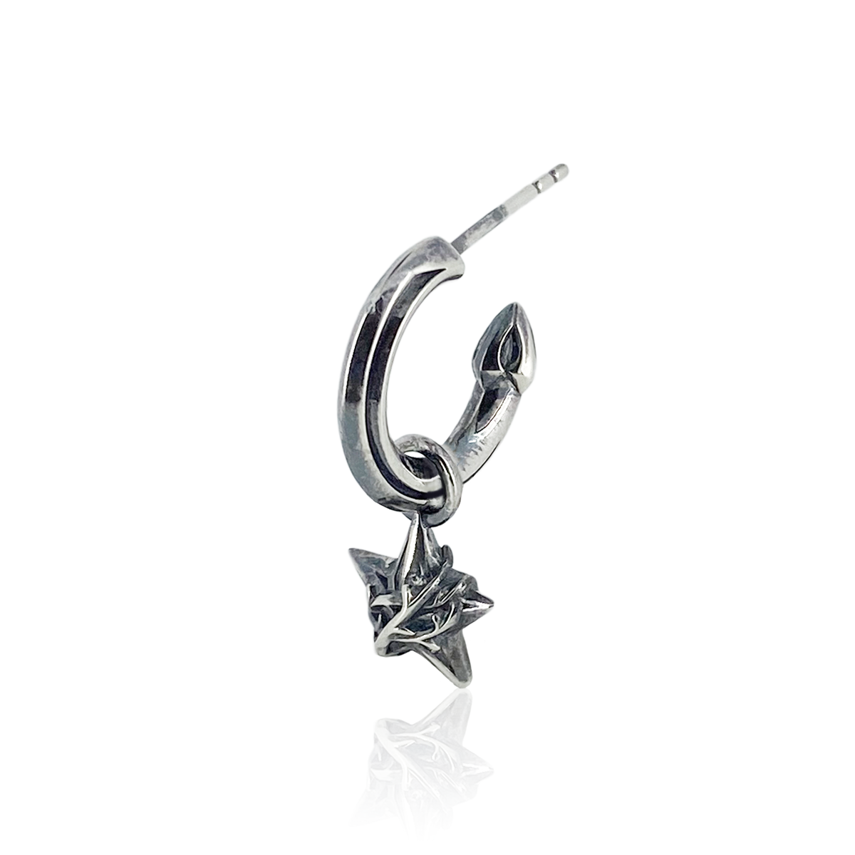 THORN STAR DROP PIERCE (for one ear) / XE-008 – BLESS