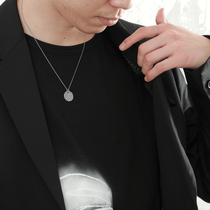 TRIPLE X STUDS COIN PENDANT / XP-163