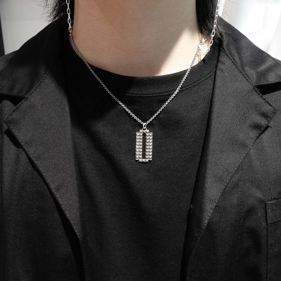TRIPLE X STUDS RAZOR PENDANT / XP-186