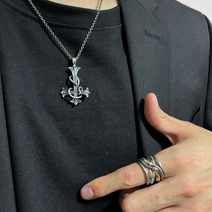 インバーテッドクロスネックレス / XP-200