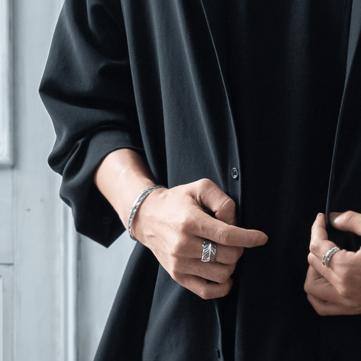 INTELLECTUAL FEATHER FREE RING M / XR-005