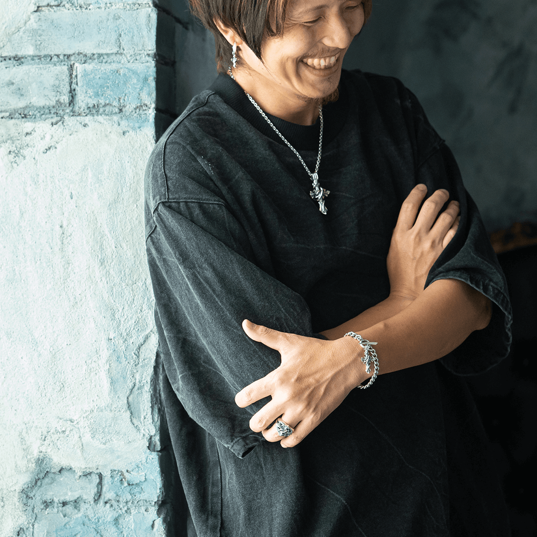 THORN CROSS RING / XR-014