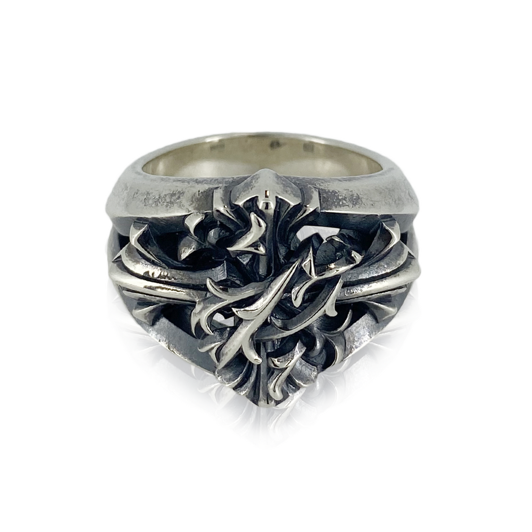 THORN CROSS RING / XR-014