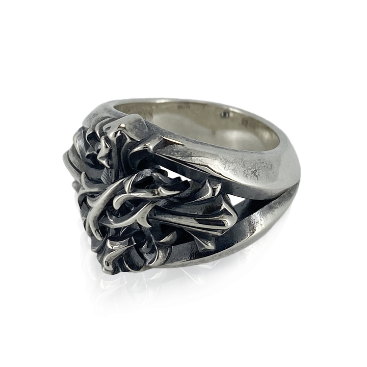 THORN CROSS RING / XR-014