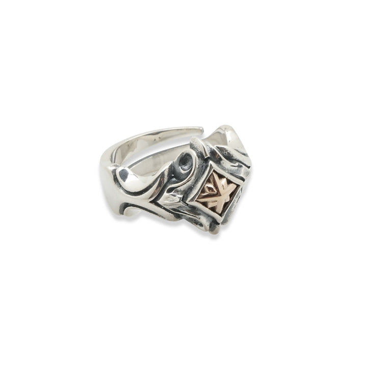 TRIPLE X EDITION URBAN TRIBAL FREE RING SV×K10YG / XR-028