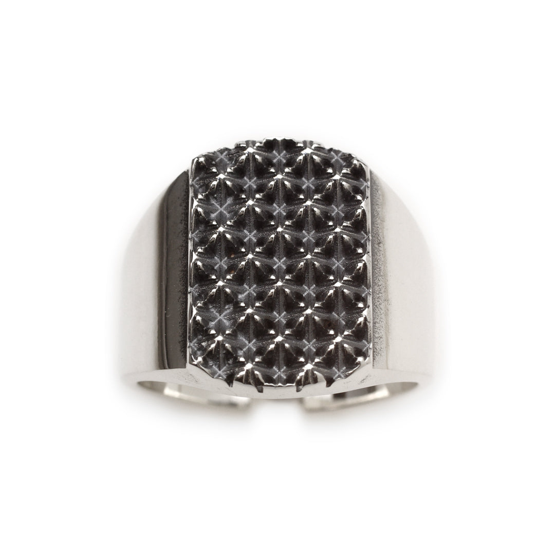 TRIPLE X STUDS SEAL RING / XR-029 – BLESS