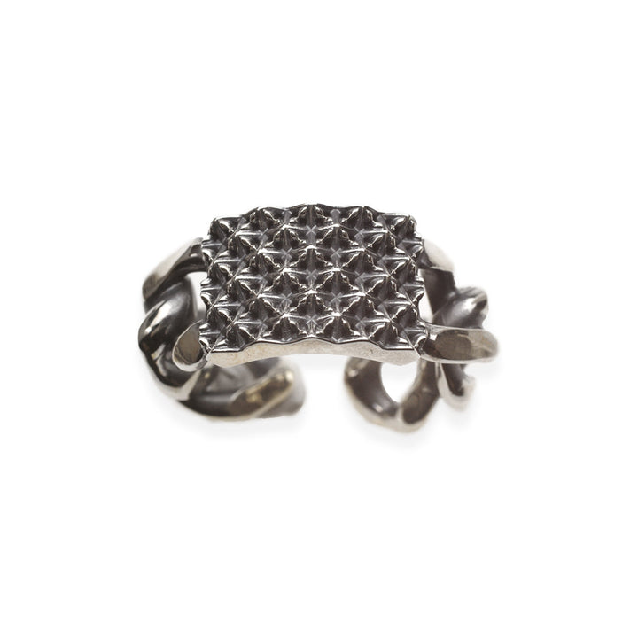 TRIPLE X STUDS CHAIN RING / XR-031