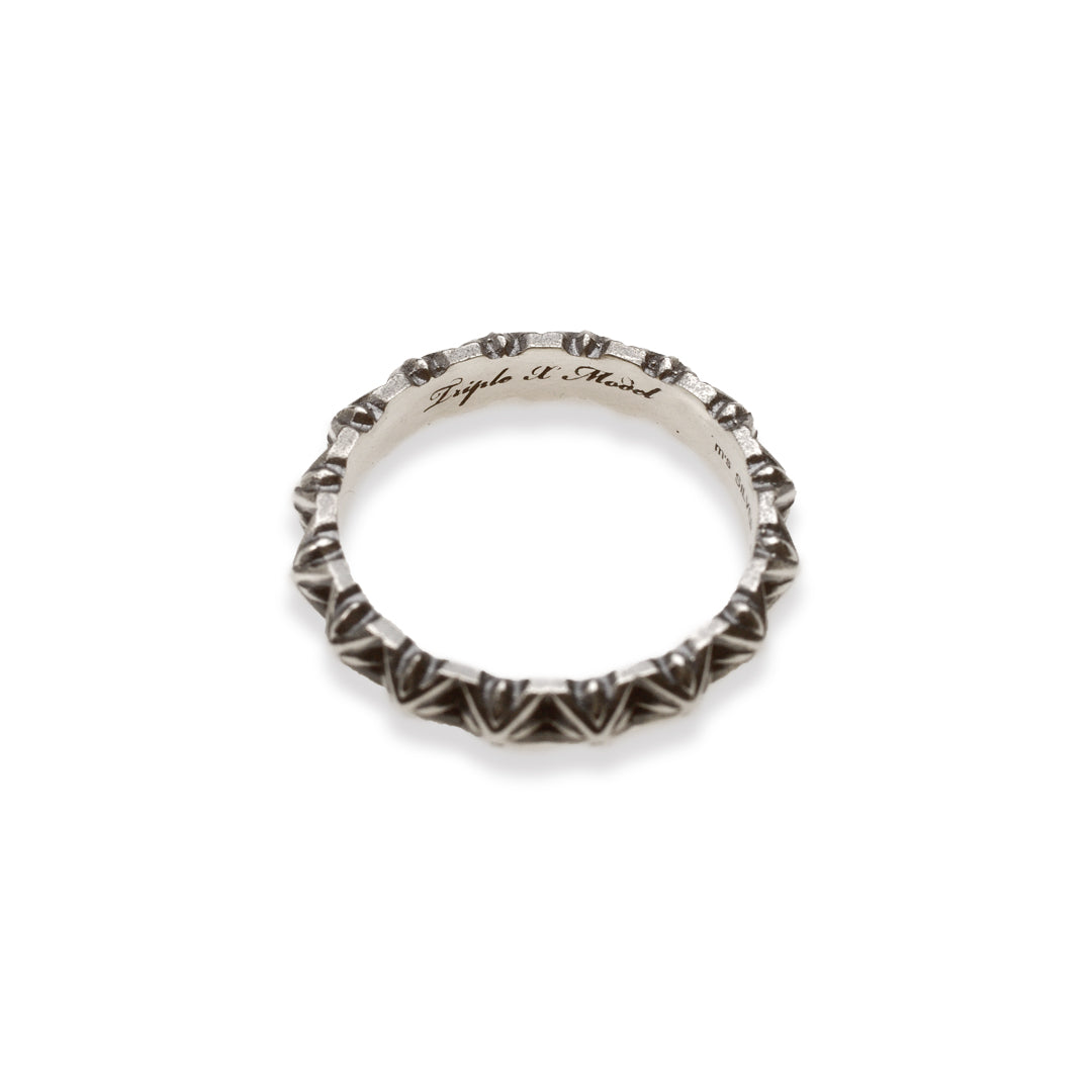 TRIPLE X STUDS NARROW RING / XR-032