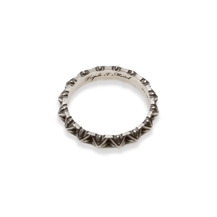 TRIPLE X STUDS NARROW RING / XR-032