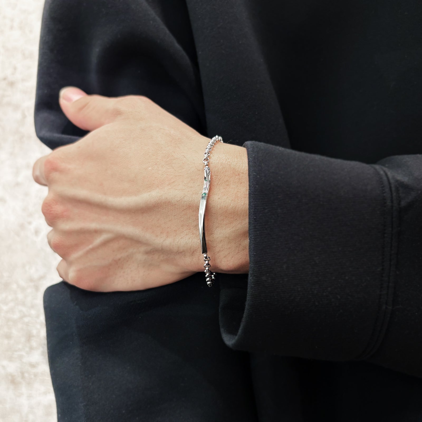 ウェーブカーブブレスレット(L) / BSB-286 – BLESS