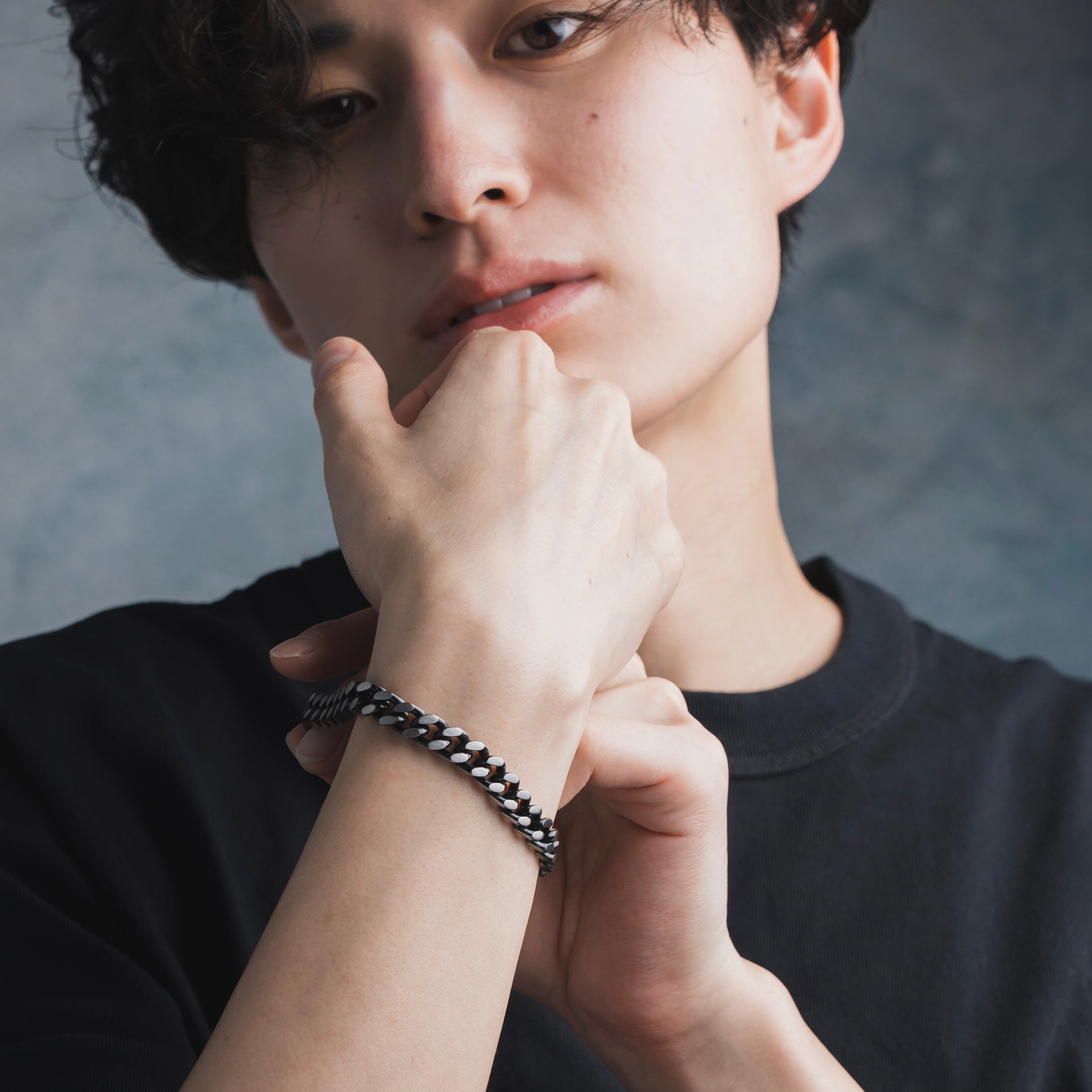 ブラックチェーンブレスレット(L) / BSB-288 – BLESS