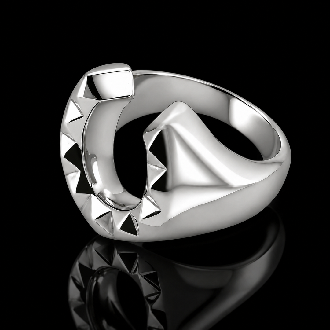 FINE STUDS HORSESHOE RING / FR-013