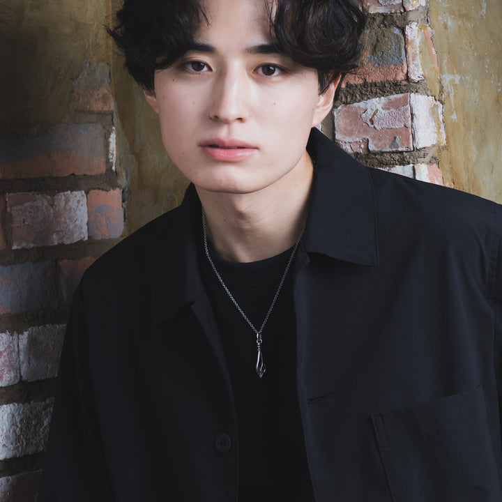 GEM STONE PENDULUM PENDANT / MAO-055