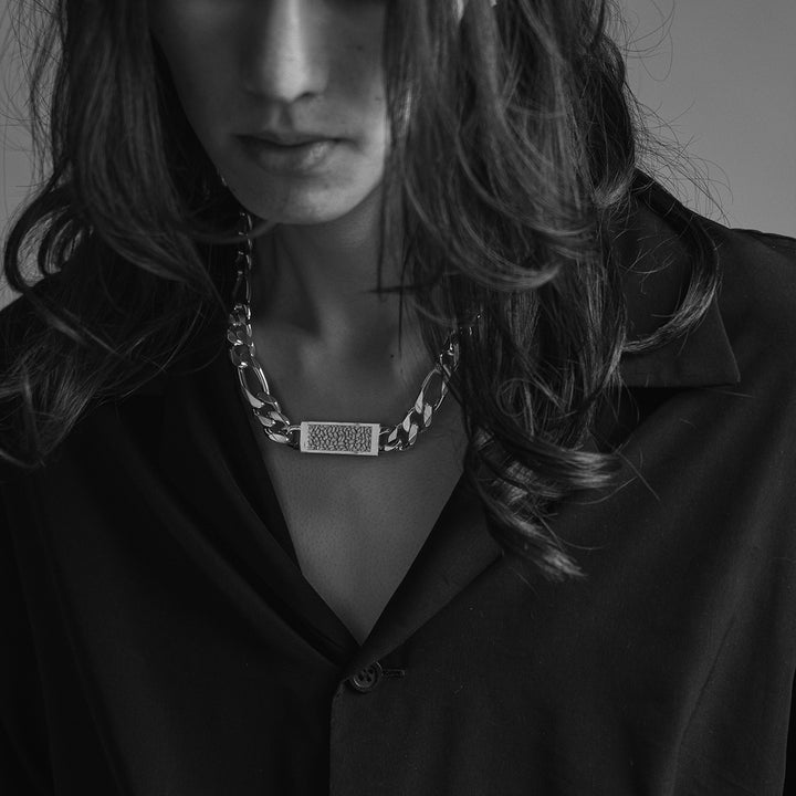【MOOD.】FIGARO  CHAIN ID NECKLACE