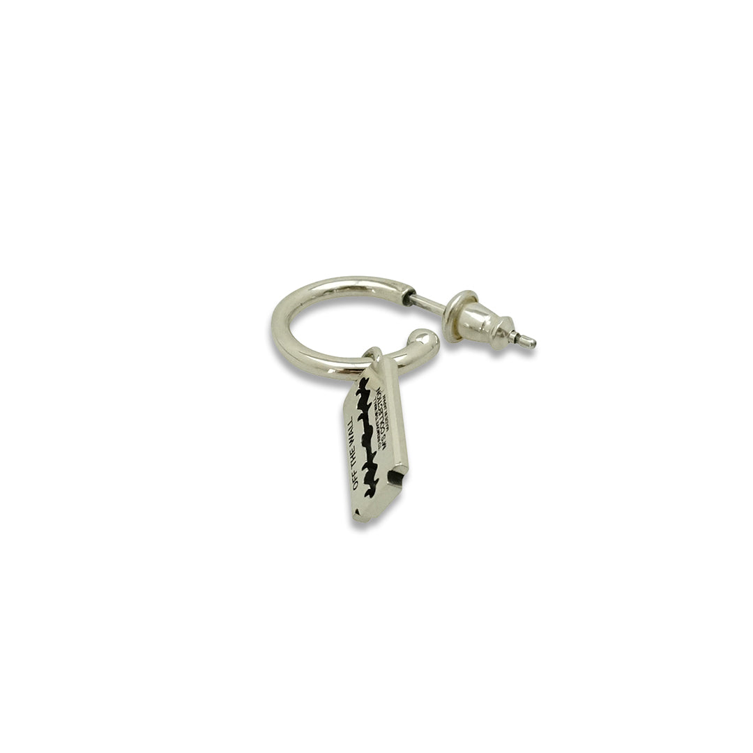 OFF THE WALL RAZOR HOOP POST PIERCE(片耳用) / XE-023