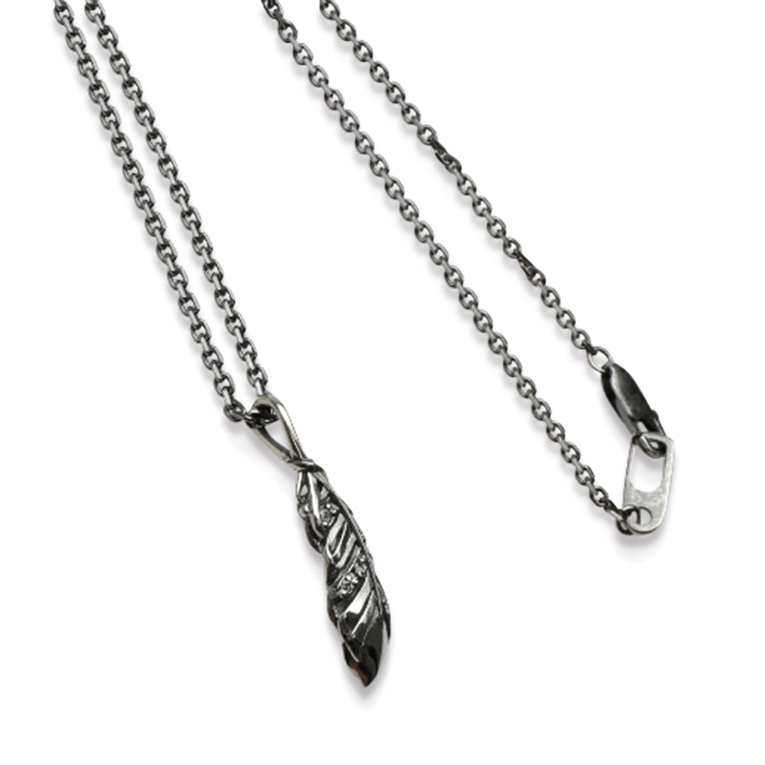 INTELLECTUAL FEATHER DIAMOND PENDANT S / XP-127