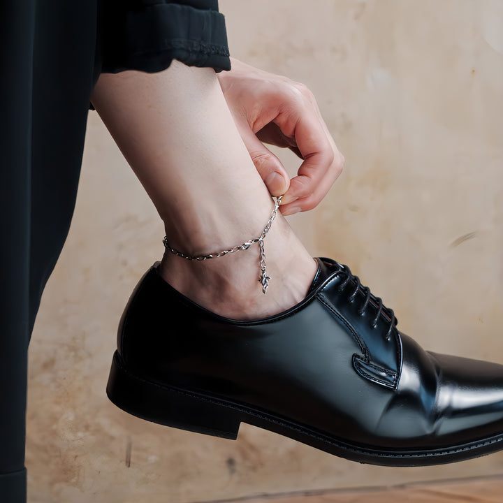 TENTACLES CROSS PLANE CHAIN ANKLET & BRACELET / XX-007