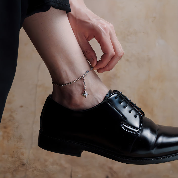 URBAN TRIBAL SQUARE CHAIN ANKLET & BRACELET / XX-009