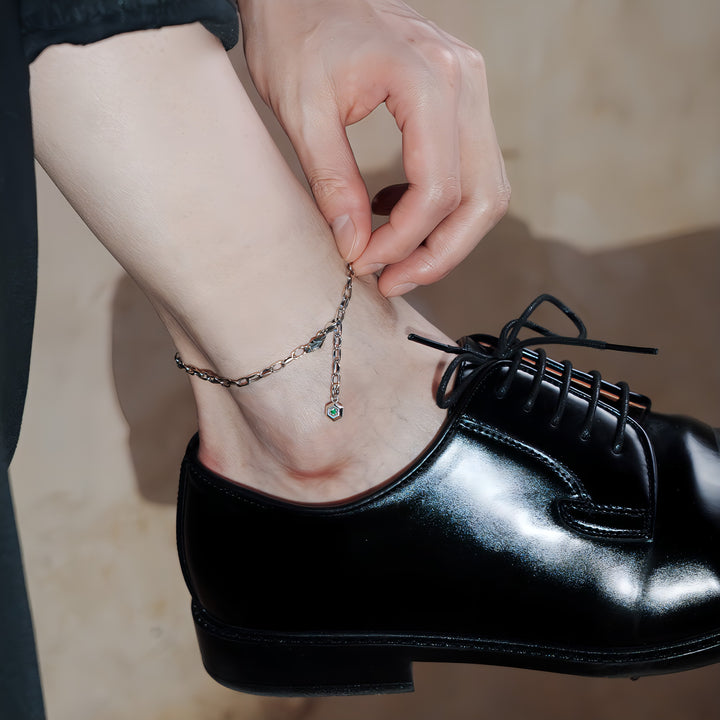 HEXAGRAM CHAIN ​​ANKLET &amp; BRACELET / XX-016